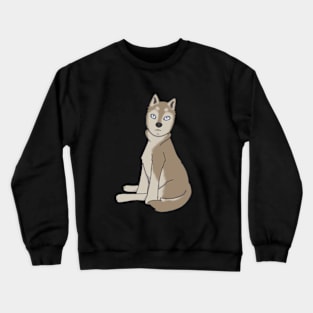 Brown Husky Crewneck Sweatshirt